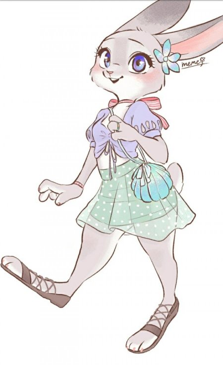 Кролик из зверополиса белый