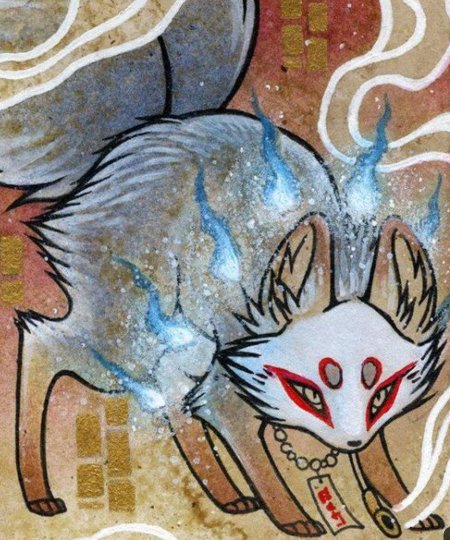 Кицунэ йокай фокс