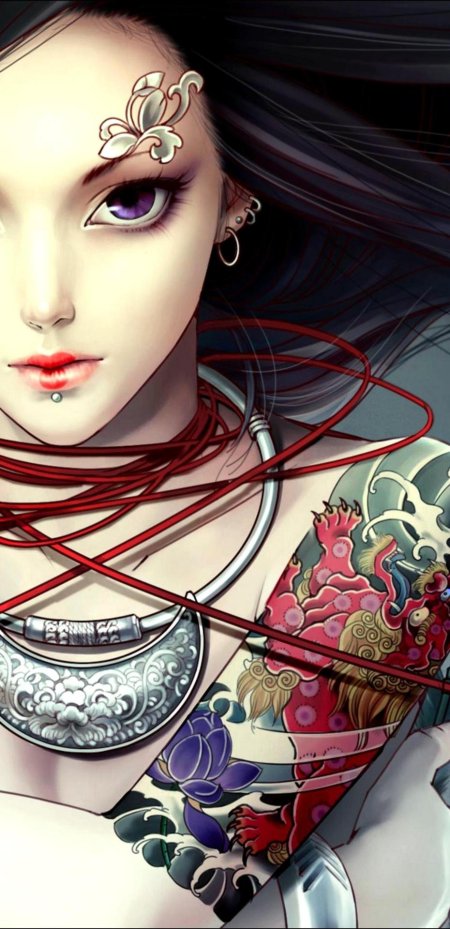 Девушка якудза арт
