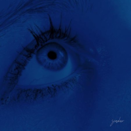 Глаза синие