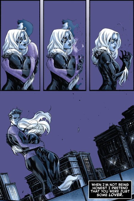 Фелиция харди чёрная кошка и человек паук