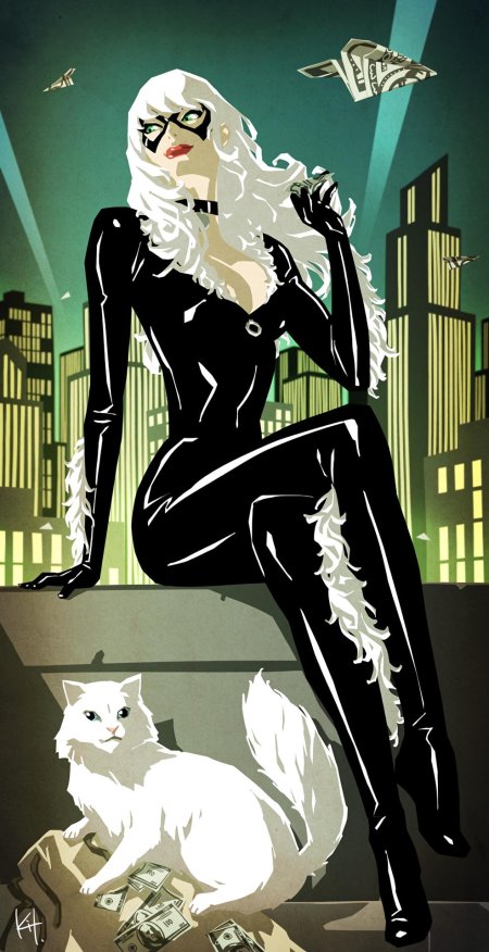 Фелиция харди чёрная кошка