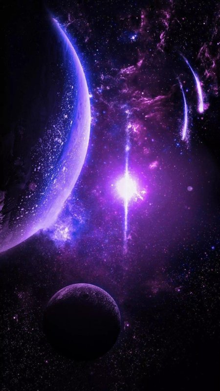 Фиолетовый космос