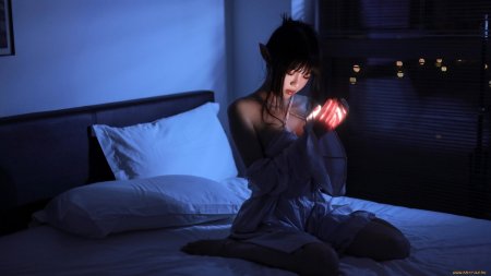 Девушка ночь