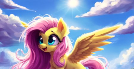 Флаттершай арт