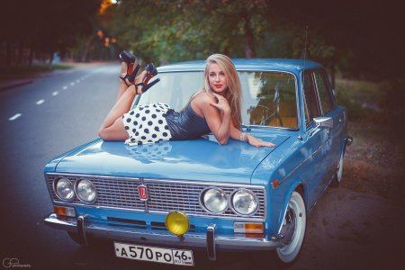 Девушки и автомобили ваз
