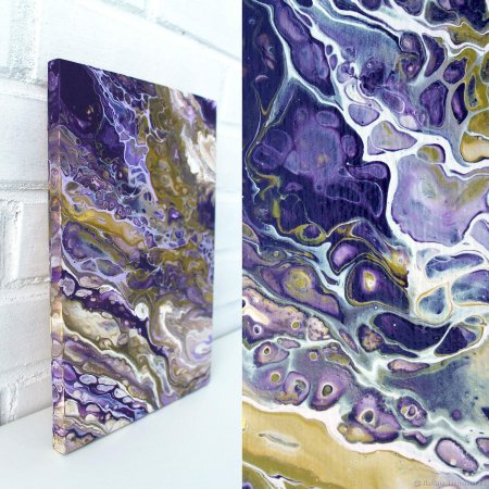 Флюид акрил техника