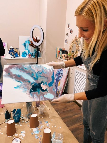 Флюид арт мастер класс