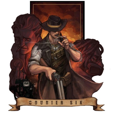 Курьер фоллаут нью вегас арт