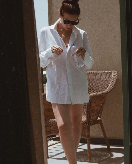 Фотосессия в рубашке