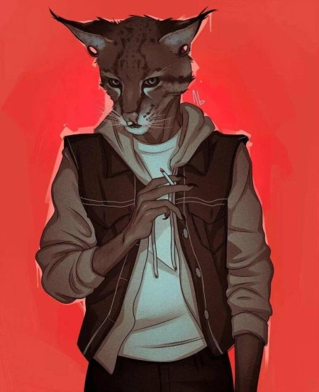 Человек животное арт