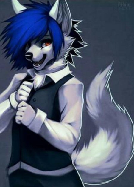 Фурри лис парень арт