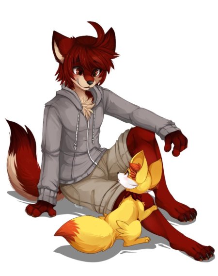 Омега фурри мальчик омега лис