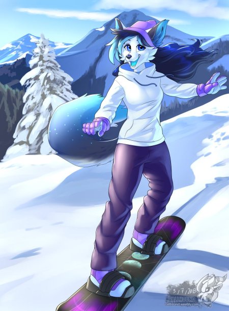 Фурри девушка