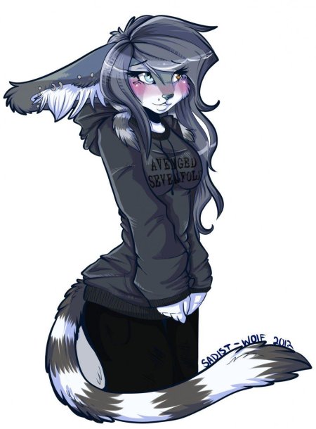 Фурри девушка