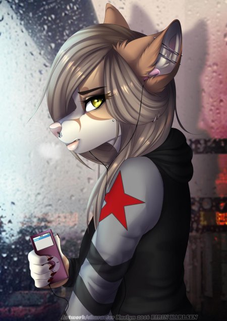 Фурри девушка