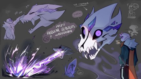 Гастер бластер санса