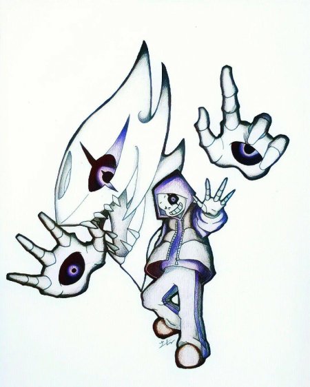 Гастер бластер эпик санса