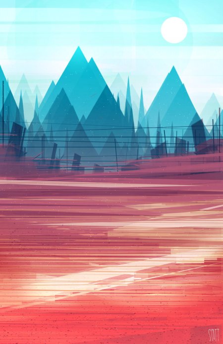 Геометрический пейзаж