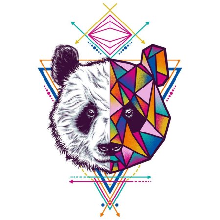 Животные в геометрическом стиле