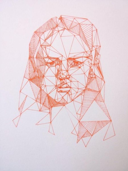 Джош брайан геометрические портреты