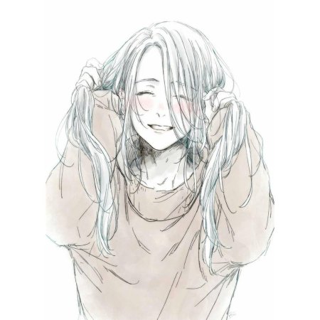 Аниме парень с длинными волосами