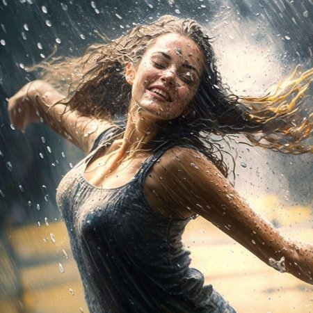 Фотосессия под дождем