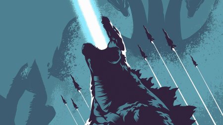 Годзилла арт