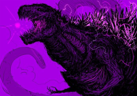 Шин годзилла арт