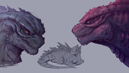 Годзилла планета чудовищ аниме