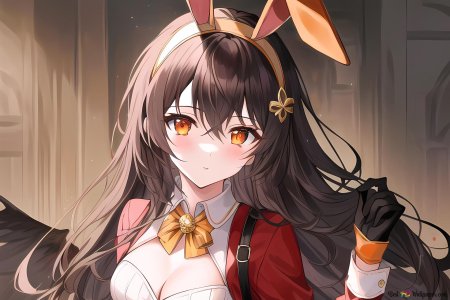 Красивая аниме девушка