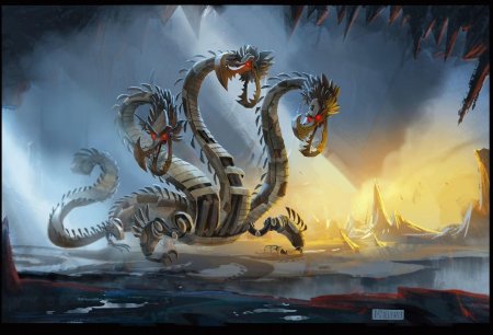 Лернейская гидра дракон