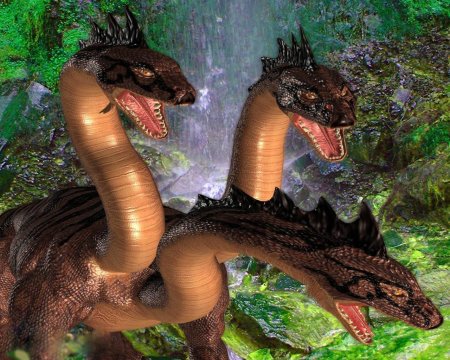 Змей горыныч трехголовый дракон