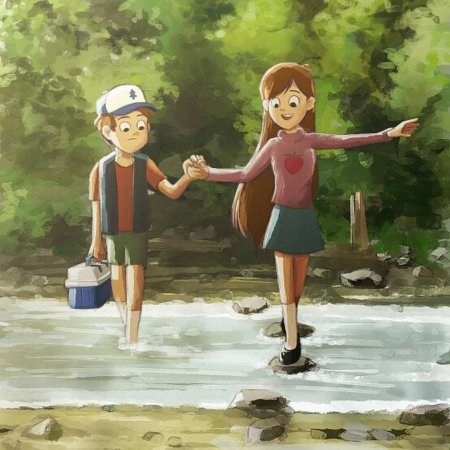 Гравити фолз диппер и мейбл