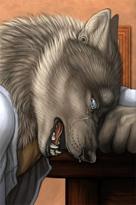 Волк плачет