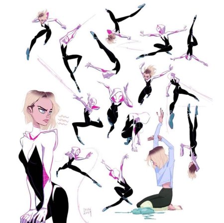 Майлз моралес и гвен стейси