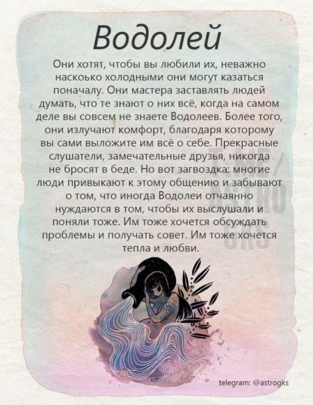 Водолей астрология