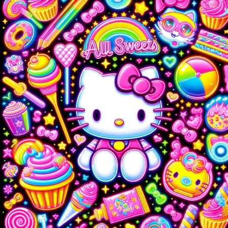 Hello kitty background