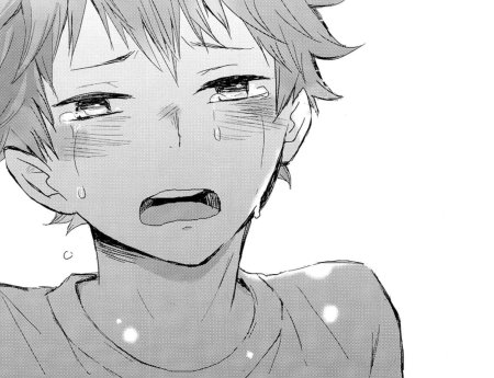 Хината шоё черно белый