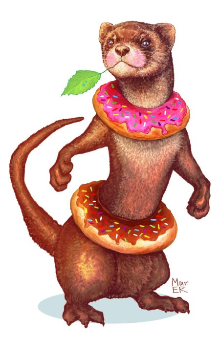 Хорек мультяшный