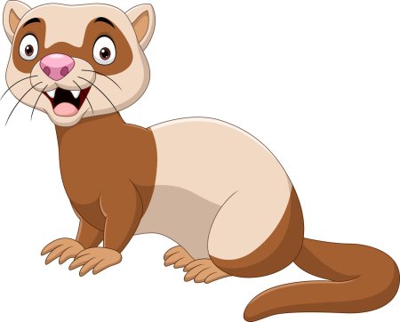 Хорек мультяшный