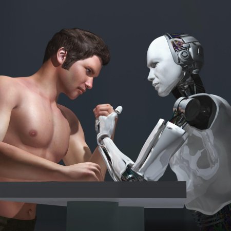 Робот против человека