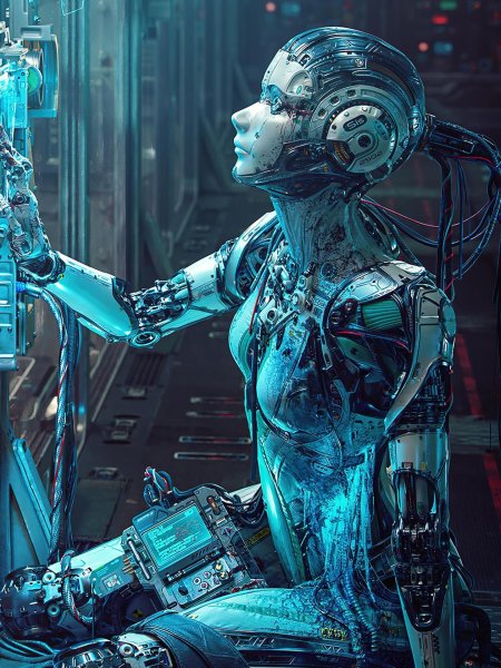 Девушка киборг