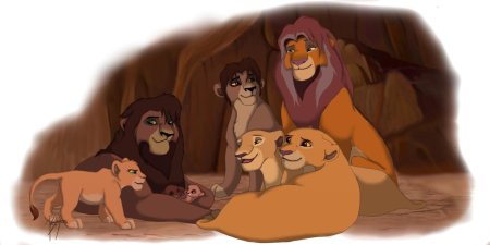 Король лев киара и кову и их дети