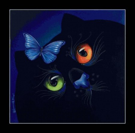 Картины ирина гармашова черные коты