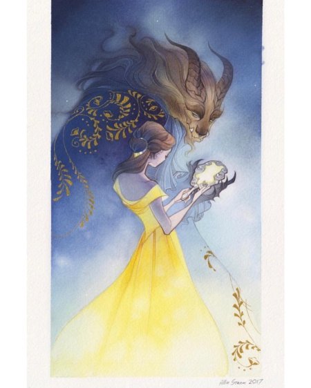 Белль красавица и чудовище арт