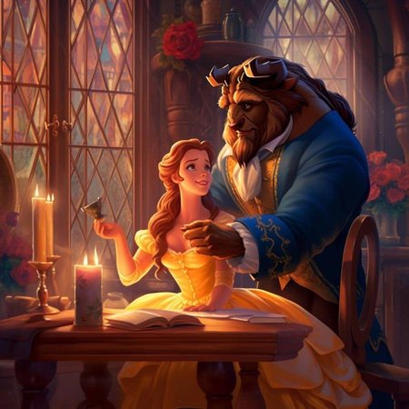 Красавица и чудовище дисней