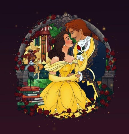 Красавица и чудовище белль и принц