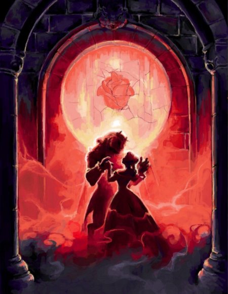 Красавица и чудовище роза