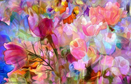 Цветок абстракция